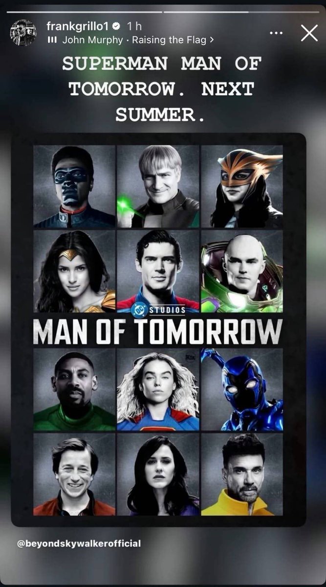 BoinkBuzz's tweet photo. Superman Star, Frank Grillo has just CONFIRMED Adria Arjona will infact play Wonder Woman in James Gunn's Man of Tomorrow https://t.co/vQNdlvldr6