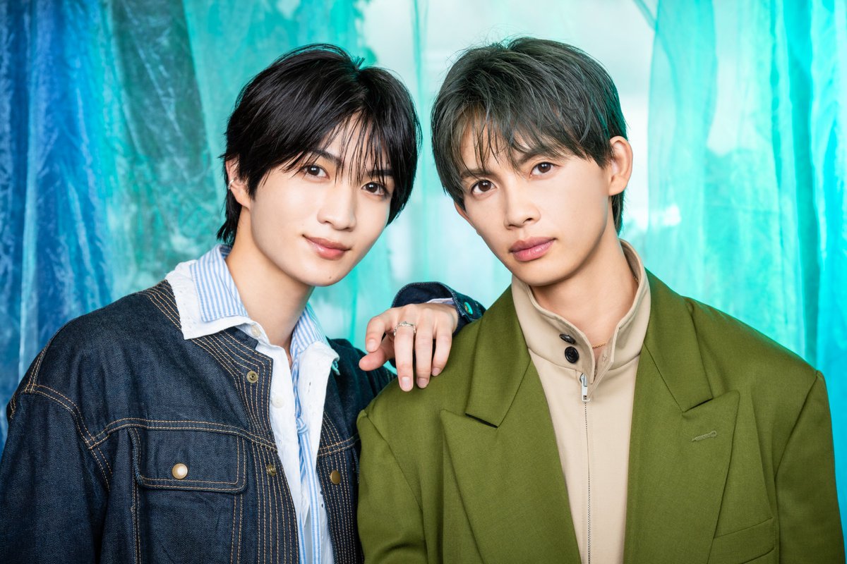 TVGweb's tweet photo. ワンエン・草川直弥×知念英和
「青と碧」インタビュー【前編】✍🏻
---
知念と青の共通点は“バブみ”⁉️
役との共通点を語り合う
「もうそのまんまです（断言）」

初共演となるお互いの第一印象、
第1話の見どころなども…💭
「知念くんが青で良かった」

https://t.co/Au6vuzVjiz

#ドラマ青と碧 https://t.co/9spmVsWzAb