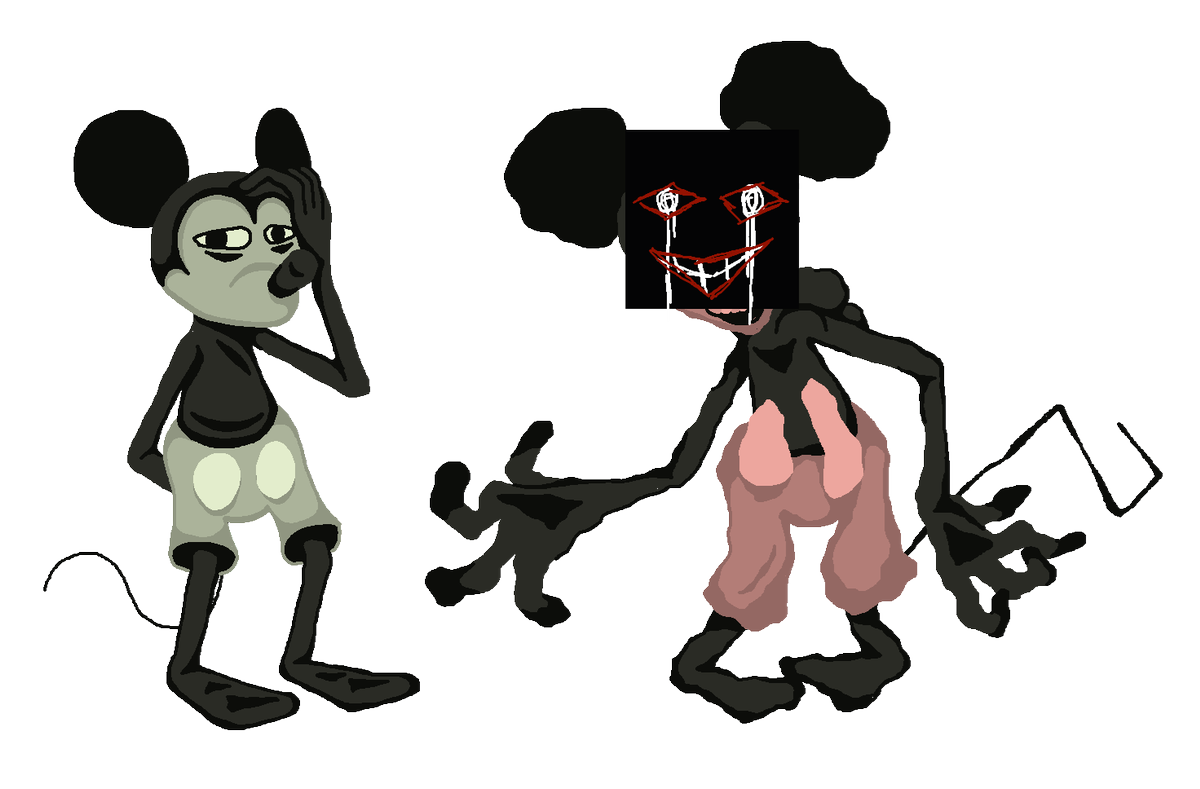 cube64_game's tweet photo. Two news Dudes + One Gal!
#daisyduck #mortimer #suicidemouse #mickey #error #errormickey #fnati #abandonedbydisney #fnaf #treasureisland #fanart #art https://t.co/PmgNRvIMnl