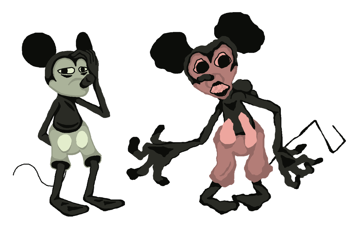 cube64_game's tweet photo. Two news Dudes + One Gal!
#daisyduck #mortimer #suicidemouse #mickey #error #errormickey #fnati #abandonedbydisney #fnaf #treasureisland #fanart #art https://t.co/PmgNRvIMnl