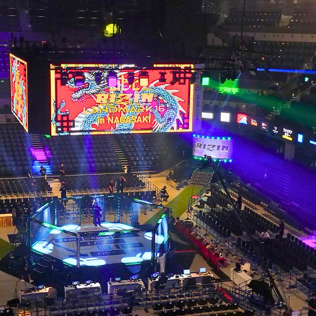 marble0730's tweet photo. RIZIN LANDMARK16行って来た。
#HAPPINE https://t.co/cr9JpRCiOg