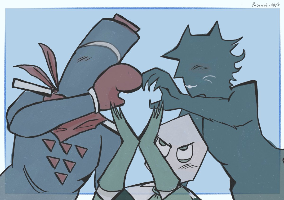 pescado081's tweet photo. #Miketober2026 Day Four: Polymikes

They're trying their best to make a heart https://t.co/HTCnRlOnST