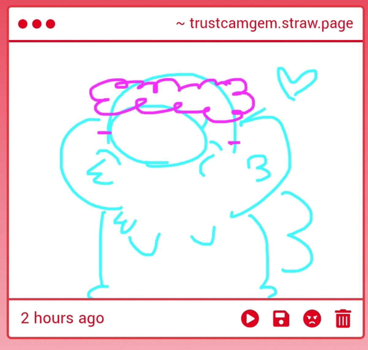 trustcamgem's tweet photo. i really like when people draw the amongis like this, soo cute awawwwwawww they look like a bunny🥺🥺 https://t.co/4bNgeA8j5h
