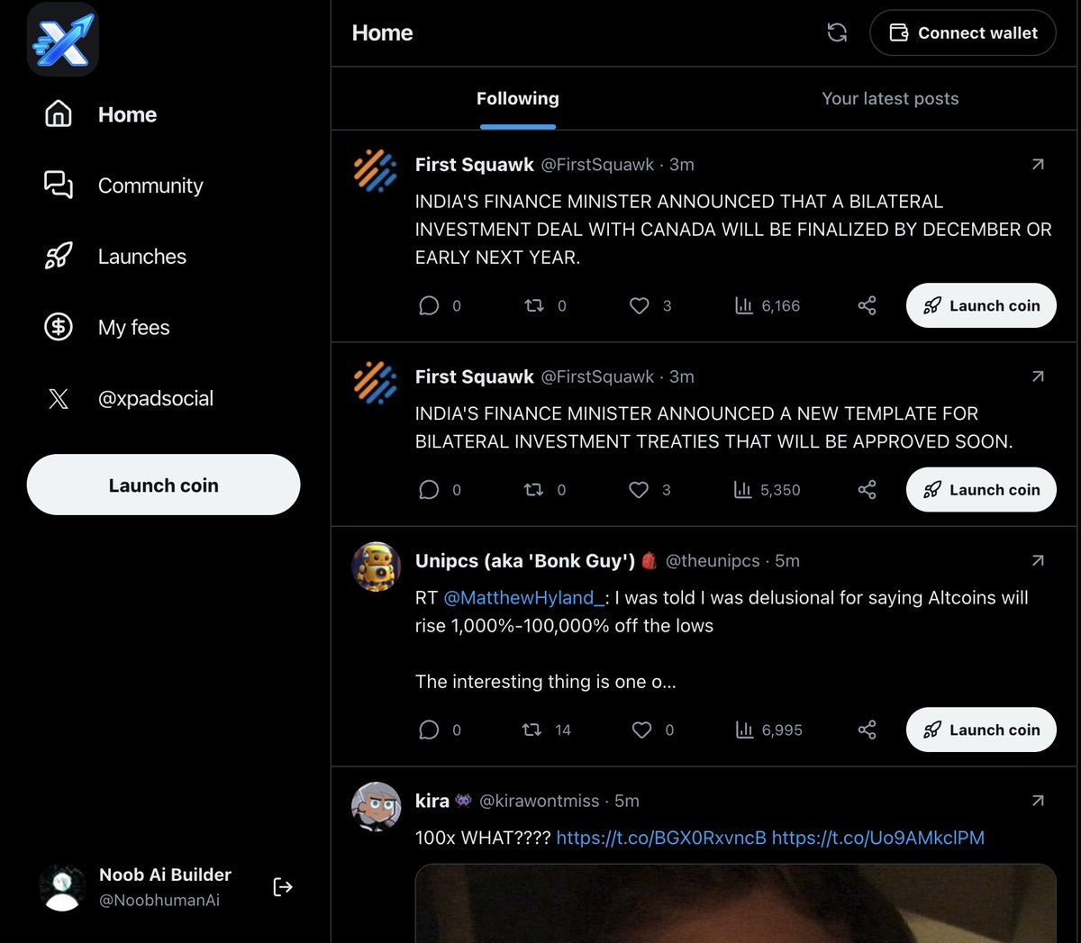 xpadsocial's tweet photo. It’s your official X launchpad.

Launch any coin while scrolling X. Your first launch is free when you sign up, so you can test it out.

$xpad https://t.co/LetBFCtdfB