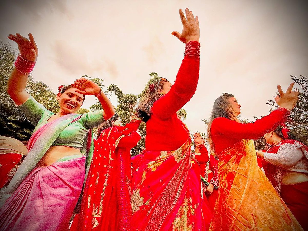sroyeen's tweet photo. Teej Festival in Nepal celebrates women, tradition, joy, and togetherness. https://t.co/PbxP5dcnCr