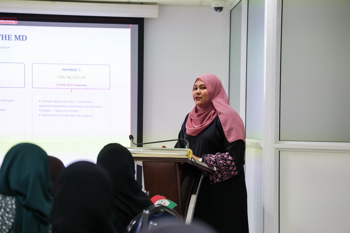 MNACAMALDIVES's tweet photo. The session provided insights into the GlobE Network, international cooperation in corruption investigations, information exchange mechanisms, and the sharing of investigative experiences and expertise. @ACC_Maldives https://t.co/tzOXdJC58R