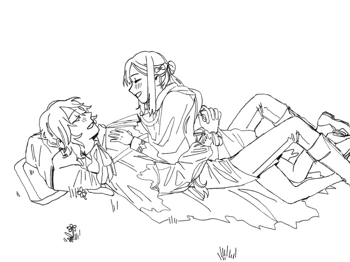 az427590's tweet photo. (potential spoilers 🚫) some probably-scrapped ovrq stuff ^^ some of u may have seen the last one uncropped if you saw the speed paint i had up for a minute lol https://t.co/xILh6u3boW