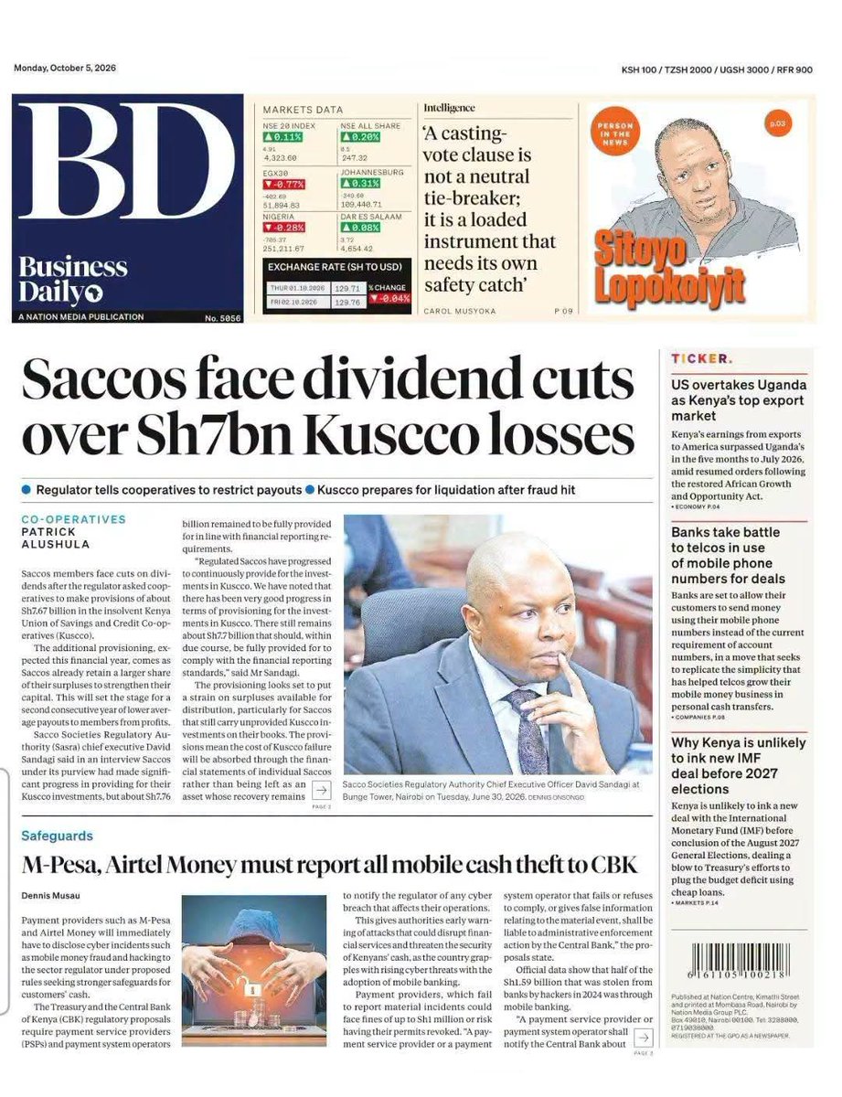 Jeff_KuriaM's tweet photo. Leo Magazetini on 5th October 2026 https://t.co/ESVx9cDoOj