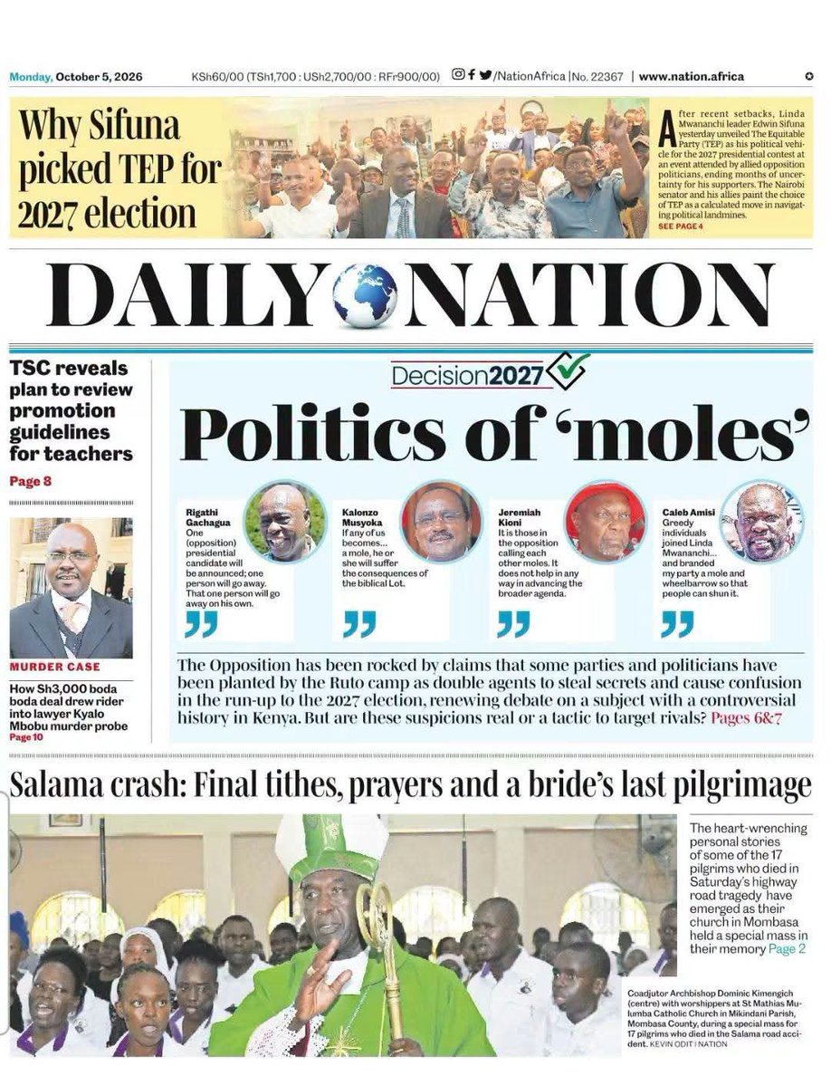 Jeff_KuriaM's tweet photo. Leo Magazetini on 5th October 2026 https://t.co/ESVx9cDoOj
