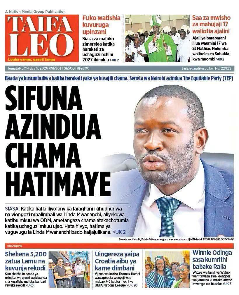 Jeff_KuriaM's tweet photo. Leo Magazetini on 5th October 2026 https://t.co/ESVx9cDoOj