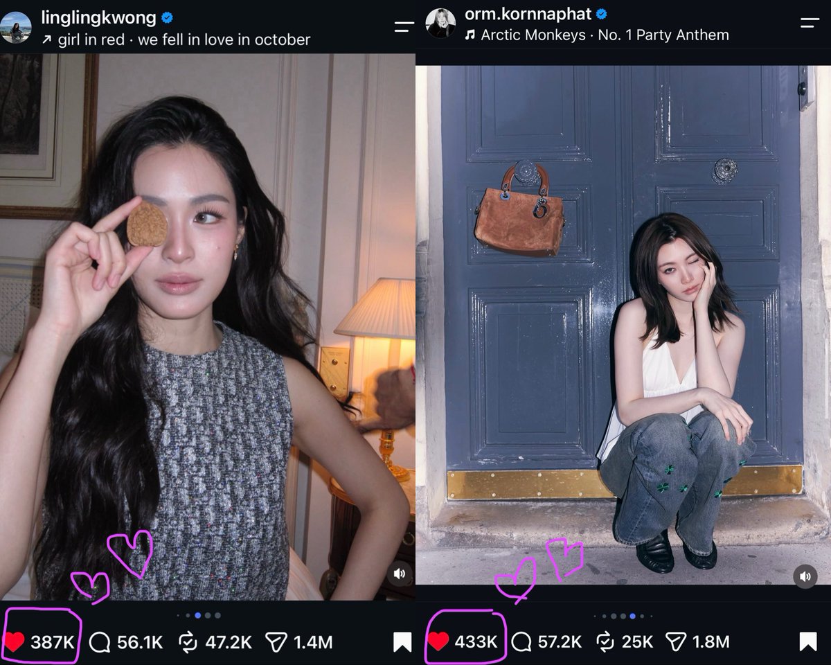 KmtKim's tweet photo. อยากบอกทุกคนว่า เหนือสิ่งอื่นใด ยอดกด ไลท์ ❤️ ทุกโพสที่เป็น Dior ของน้องๆ ที่น้องโพสเองสำคัญที่สุด‼️
 ครั้งก่อนที่เราขึ้นหัวตาราง เราได้ยอด กดไลท์ 1M ทุกโพส อยากให้แม่ๆ ชักชวน พี่ ป้า น้า อา ลูก หลาน เข้าไปช่วยกดไลท์โพสของน้องให้หน่อยค่ะ 🙏🏻 

LINGORM DIOR SUMMER27
#LingOrmDiorSummer27
#LinglingKwong #OrmKornnaphat
#LingOrm #Dior #DiorSummer27 #PFW
