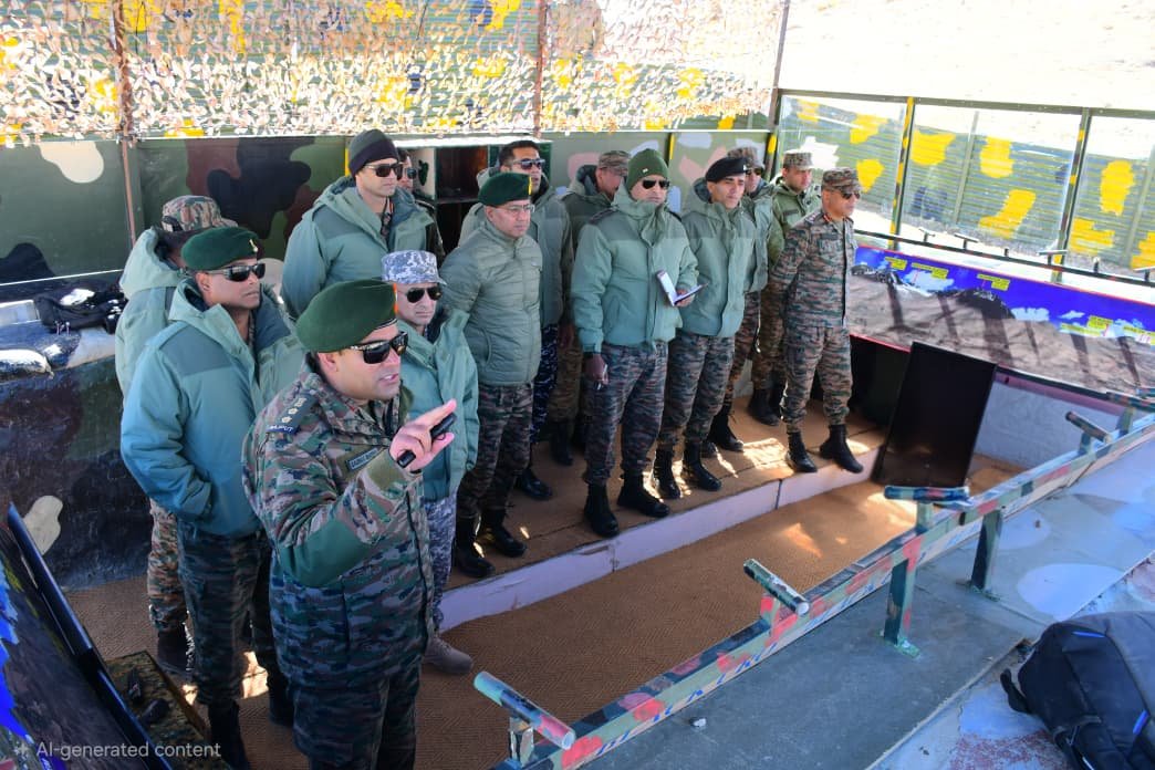 UBArea_IA's tweet photo. 🇮🇳 BEYOND CLASSROOMS. INTO THE FRONTIER. WHERE STRATEGY MEETS REALITY!

Leadership is forged by experience, not just instruction!

A delegation of Student Officers and Directing Staff of the #HigherCommandCourse visited the forward areas of #GarhwalSector, witnessing first-hand the demanding operational environment, formidable terrain and unique security challenges of the frontier.

From strategic lessons to ground realities, the visit sharpened operational understanding, broadened perspectives and reinforced the essence of military leadership.

SEE THE TERRAIN. UNDERSTAND THE CHALLENGE. LEAD WITH CONVICTION!

#IndianArmy #IndianArmedForces #HigherCommandCourse #GarhwalSector #भारतीय_सेना #गढ़वाल_सेक्टर

@adgpi @panchshulpulse @PRODefDehradun @suryacommand @IbexRadioTarana @radioibextarana @voiceofspiti @voiceofkinnaur  @ProDefLko @SpokespersonMoD @DefMinIndia @ia_awc