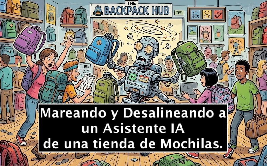 chemaalonso's tweet photo. El lado del mal - Mareando y Desalineando a un Asistente IA de una tienda de Mochilas. https://t.co/AmmtNvQbpd #IA #AI #AsistenteIA #eCommerce #ChatBot #InteligenciaArtificial #Jailbreak #Misalignment #LLM https://t.co/j5kyHTWOlX