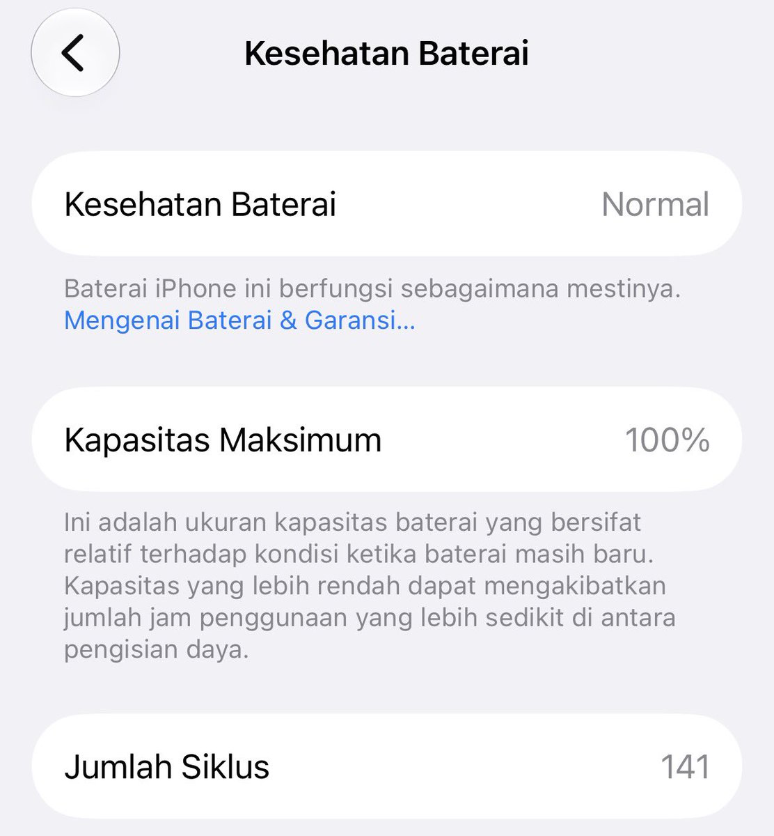 gemistale's tweet photo. apa BEST PURCHASE kalian di tahun ini..??

kalau aku, memutuskan beli iphone 16e harga 9 jt ini! asli, batre nya BADAK 😆

liat deh masih 100% dari bulan juli… https://t.co/qpFd3g5obT