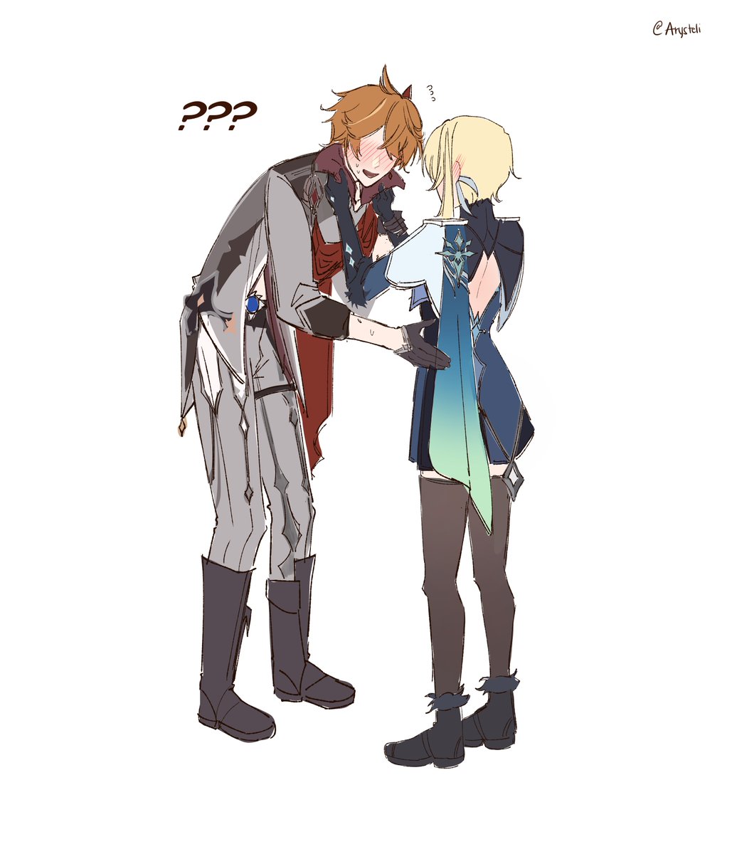 arysteli's tweet photo. she probably missed him

#GenshinImpact #chilumi #Childe #Lumine https://t.co/1aCPmvIlEX