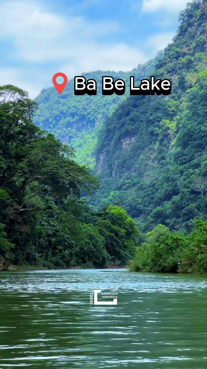 camottta's tweet photo. Ba Bể Lake, Vietnam’s largest natural lake, lies in Nam Mẫu Commune, Ba Bể District, Bắc Kạn Province, in the country’s Northeast region. https://t.co/CCHX0KqwVJ