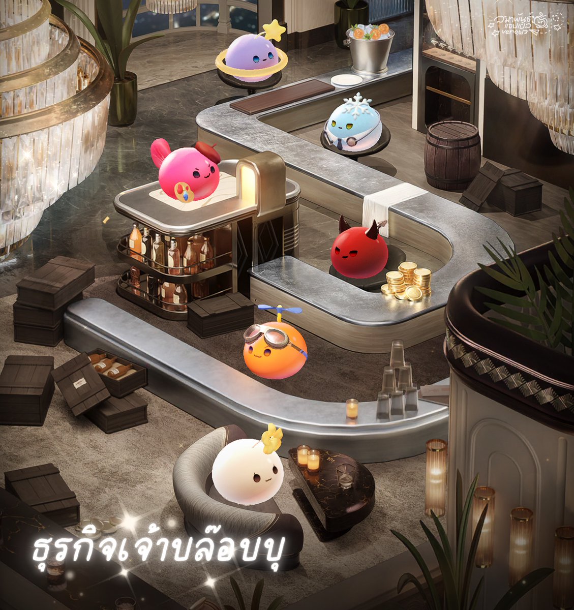 pipsqueakTH's tweet photo. สวัสดีค่ะ สมาพันธ์ฯ ขอเสิร์ฟความน่ารักในวันนี้ด้วย ธุรกิจเจ้าบล๊อบบุของบล๊อบบุศรีน้อยและพี่เคเลบสุดเท่กันนะคะ ✨

#Caleb #เคเลบ #loveanddeepspace
#สมาพันธ์แอปเปิ้ลver0613 #pipsqueakTH https://t.co/OwvGaK2Lyd