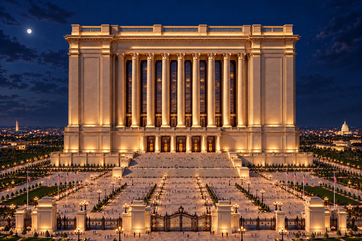 Dgingsz's tweet photo. The Colossus 🇺🇸

- absolute monumentalism
- simplistic neoclassical
- 1500ft tall https://t.co/n6OSi13gH1
