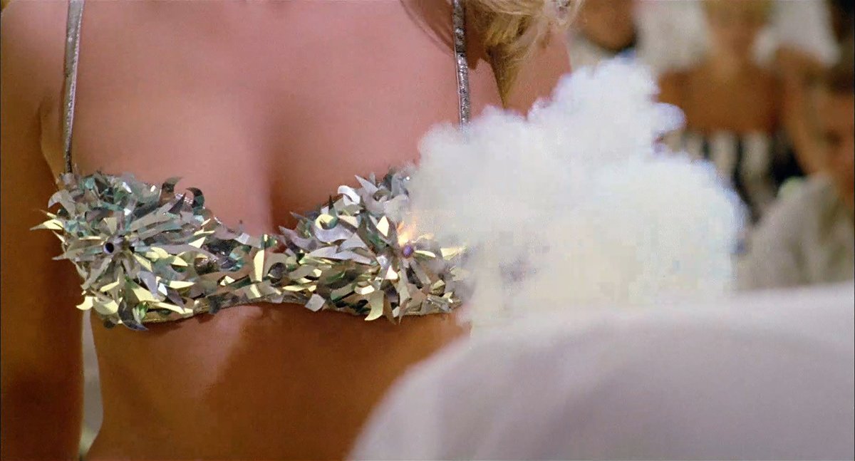 SGEllerhoff's tweet photo. My Robert Sheckley odyssey pitched me tonight into The 10th Victim (1965). Ursula Andress and the OG machine gun jubblies! #BoShek https://t.co/X6ffIRehvF