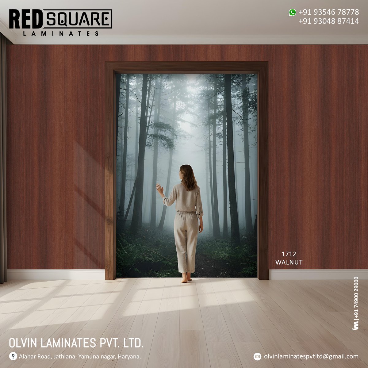 ibais_wooden's tweet photo. OLVIN LAMINATES PVT. LTD. - YAMUNA NAGAR
For enquiry via WhatsApp click: https://t.co/uPL5DPIfw6
Mr. Avinash Goel: +91 9354678778
#RedSquareLaminates #redsquare #laminates #WoodenLaminates #PremiumLaminates #InteriorDesignIndia #HomeDecorIndia #LuxuryInteriors
.
@ibais_wooden https://t.co/c2ikzFyYRY