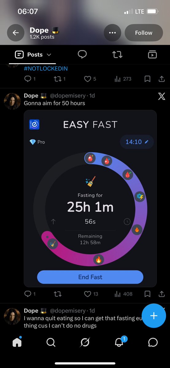 socrateshoe's tweet photo. @dopemisery I’m sorry aren’t you the one using easy fast and attempting large hours of fast? https://t.co/1VbD4wNgoH