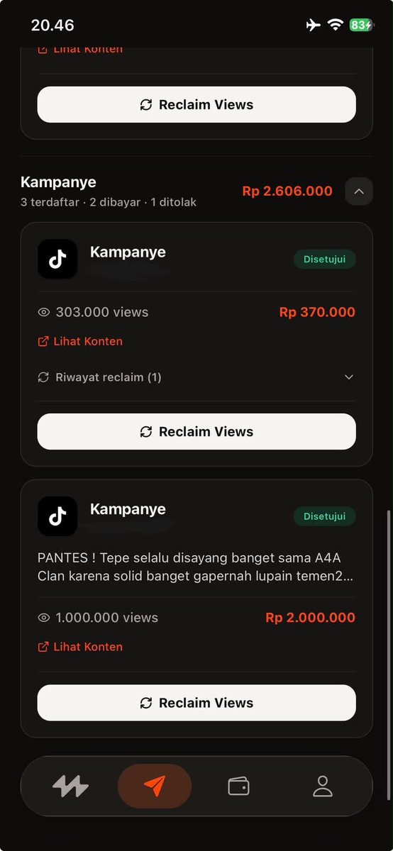 txtharihariWNI's tweet photo. SUMPAH! IN THIS ECONOMY… 😭

Gw iseng-iseng download aplikasi TryBuzzer ini dan nggak nyangka gw dibayar segede ini 😭😭😭

Ada yang pernah coba aplikasi TryBuzzer juga nggak? https://t.co/B9gkJnotDk