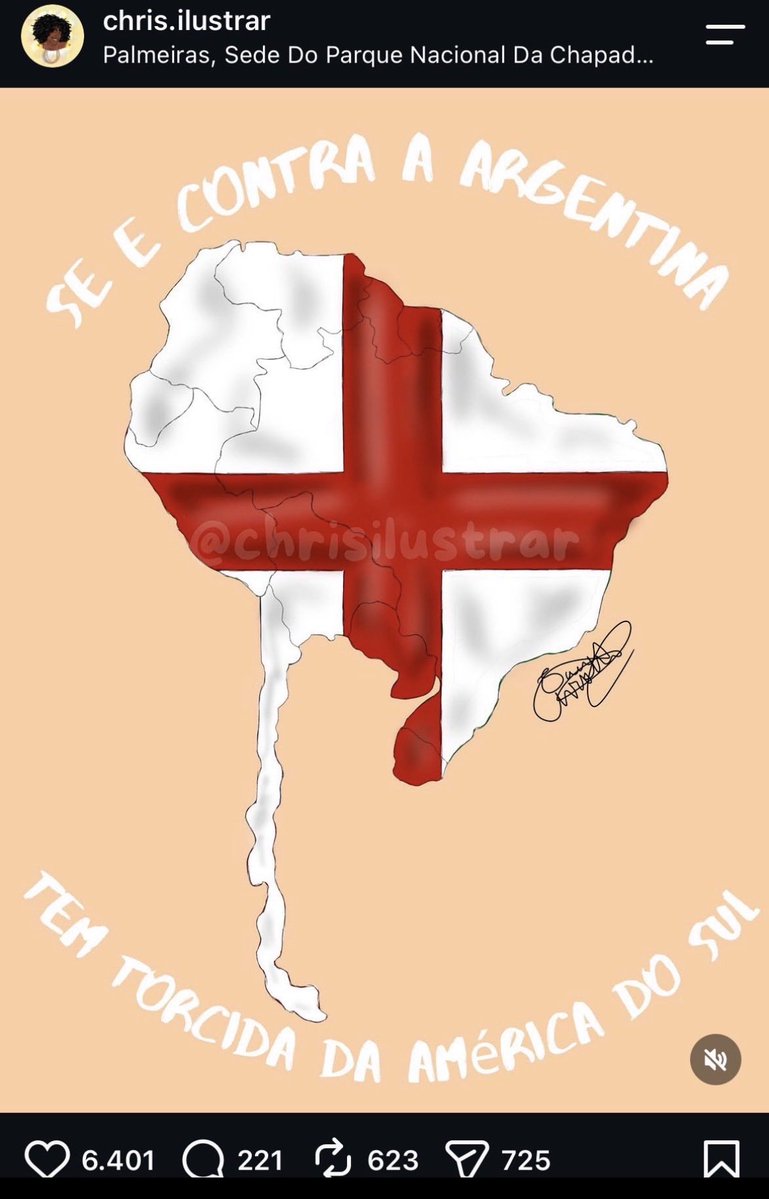killmemessi's tweet photo. "If it's against Argentina, there are fans in South America."

took time to draw england map over your countries, why humans are so stupid no wonder the world is upside down rn https://t.co/7E2KDZpZOu