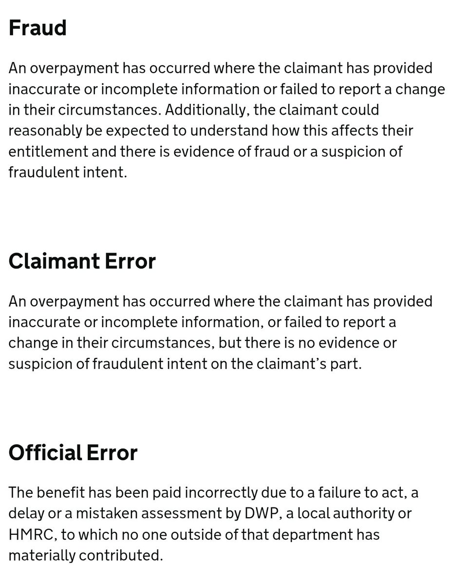 LurgeeLife's tweet photo. This year's (2026) fraud &amp; error in the benefits system, according to DWP:

Total DWP error:  £1.1 billion (0.4%)
Total claimant error: £2 billion (0.6%)
Total fraud: £6.8 billion (2.2%)

Put another way; 97.8% of claims are legitimate

Standard UC is just £424.90 pcm (25 &amp; over) https://t.co/xNmNvVUcof