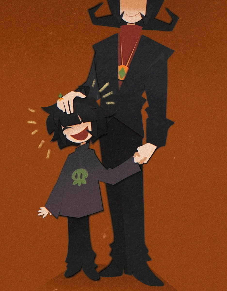 caxa_ro_k's tweet photo. slay with papa #spookymonth https://t.co/dzJsFmrgbV