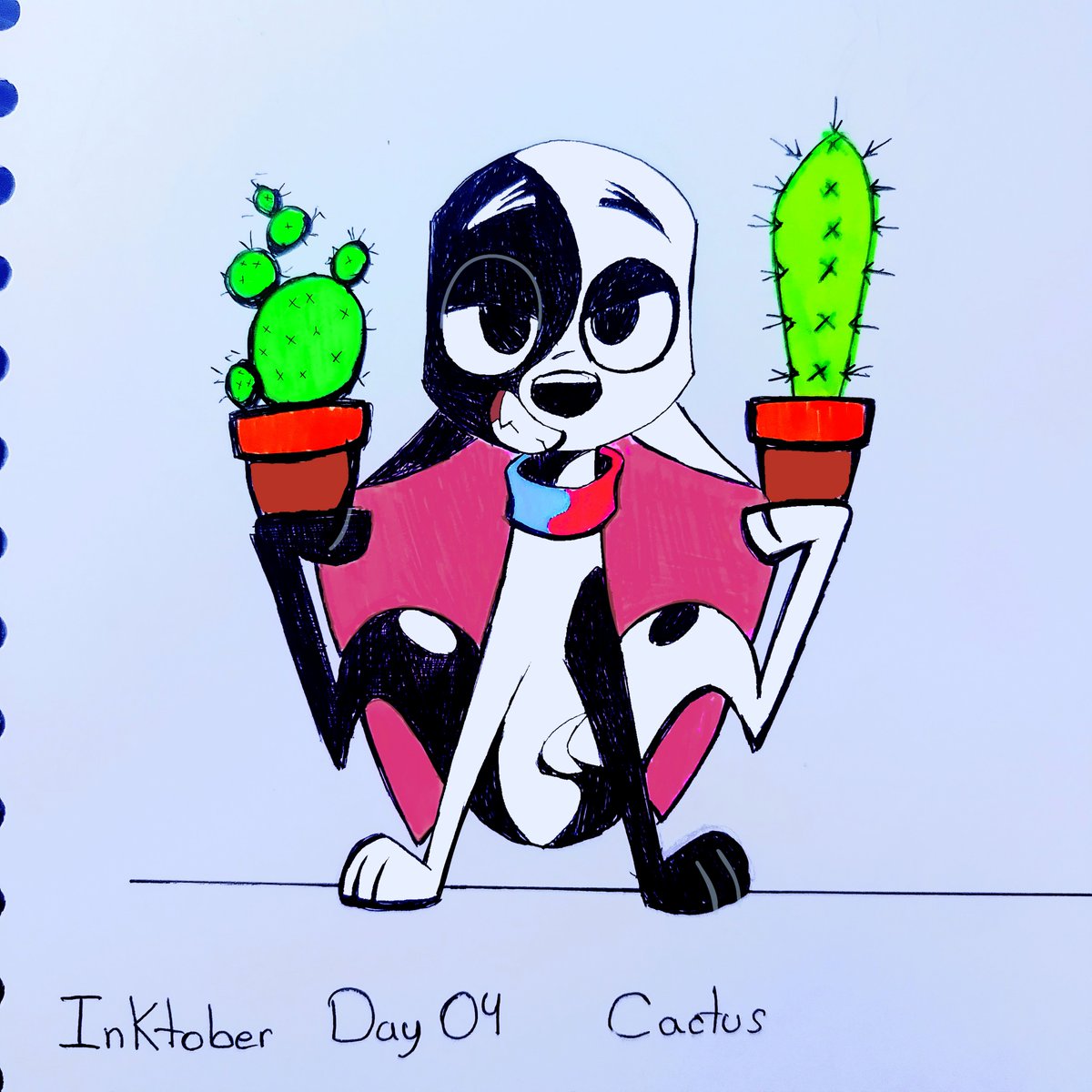 Dionyzio_Prime's tweet photo. Cactus 
#Inktober2026 
#day4 https://t.co/7M2J6lYnkm