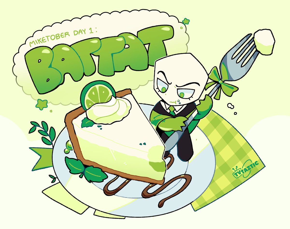 _tvtaztic's tweet photo. First three days of Miketober 2026! I gotta be honest I’m really proud of how these came out… 

My friend suggested following a common theme and I chose desserts 🥹 It’s also actually my first time ever doing a Promptober…! https://t.co/H9P1KgUVAw