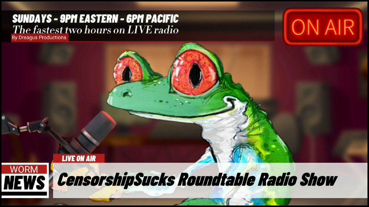 DreagusProd's tweet photo. Edited show ready — CensorshipSucks Roundtable (4 OCT 26)

Watch: https://t.co/XfzxU20pNl https://t.co/K5HSXrKdEd