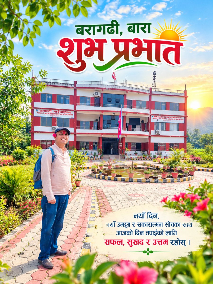 Sanghuli's tweet photo. Good morning from Baragadhi! https://t.co/wm46KMUKXd