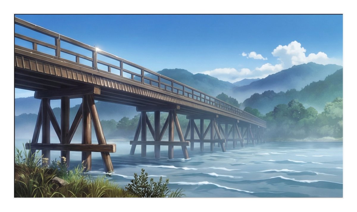 TradingWars2026's tweet photo. Shimanto River - Real world subject Animation  

Named one of the "Three Free-Flowing Rivers in Japan" - here, Ren rediscovers his spark.  

Stills from ep1 storyboard https://t.co/5gX6x0JpNc