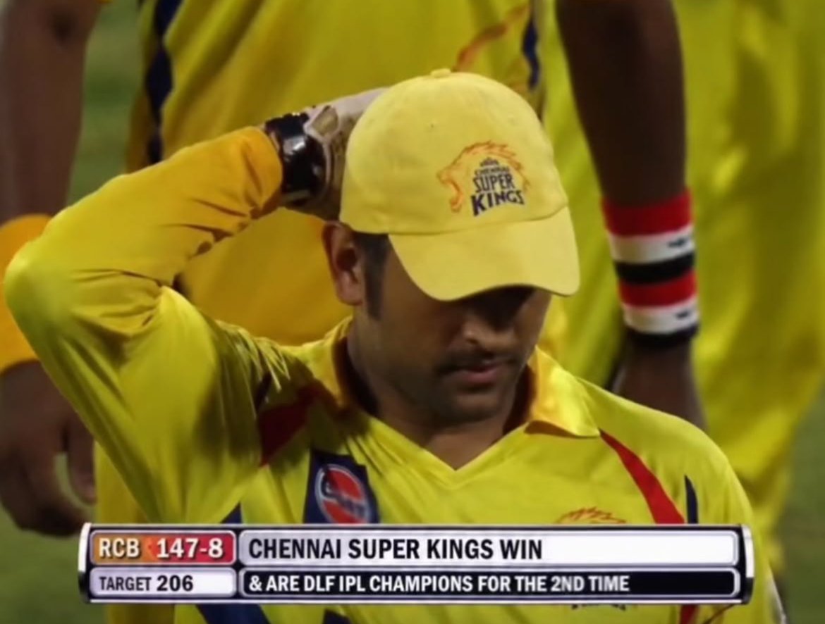 WalterJrCSK's tweet photo. CSK and Dhoni not celebrating after winning 2011 ipl is the most nicest behaviour in the cricket history https://t.co/Hed8QC0E9C