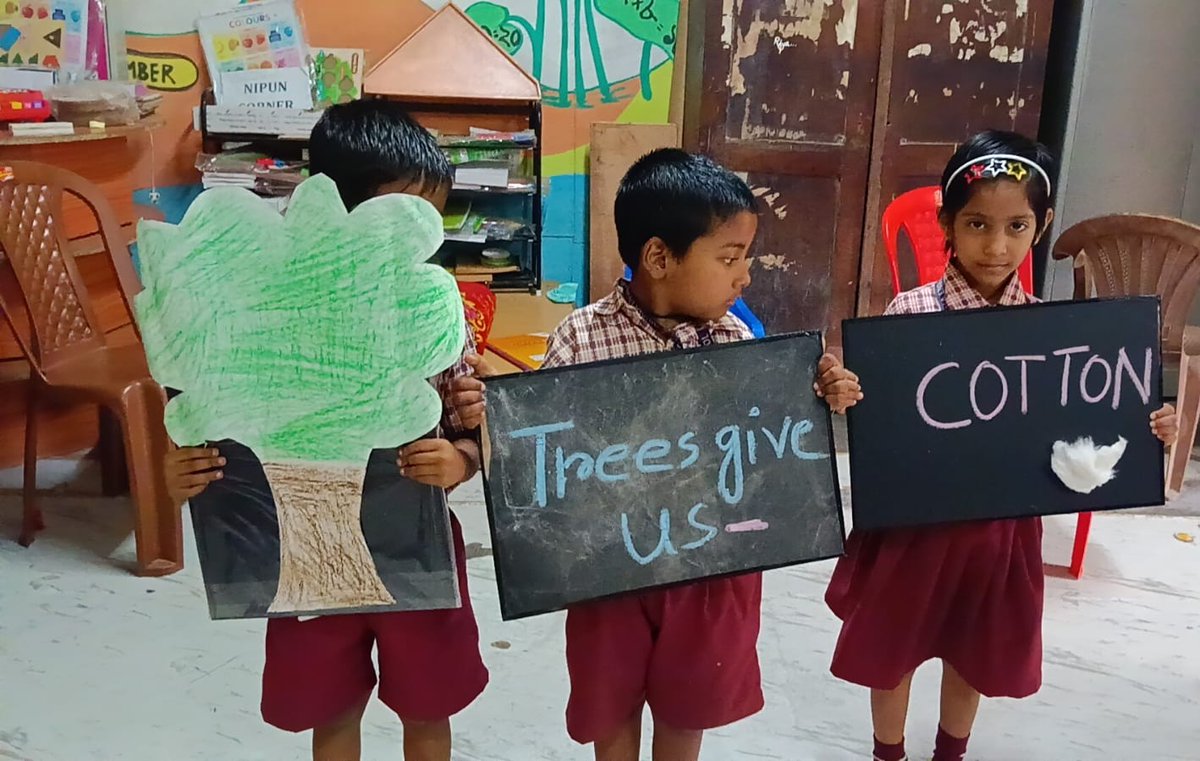 TripuraNipun's tweet photo. Trees- Our Friends, Our Lifeline.
At PM SHRI Old Agartala English Medium H.S. School, Tripura, Balvatika learners joyfully explored the importance and usefulness of trees through activity-based learning.
#NIPUNTripura #NIPUNBharat #ActivityBasedLearning #TripuraEducation https://t.co/n9Qr0Eq1M4
