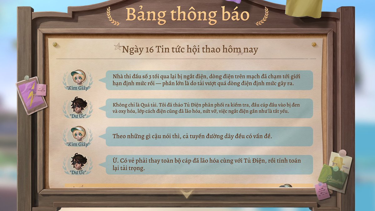 nerg_chvyl's tweet photo. 🔊 Chasing Light - Bulletin D16.
                ─── ⋆⋅☆⋅⋆ ───
Đến bảng thông báo cũng sửa điện-
#囚徒 #LucaBalsa https://t.co/WmKohNTD03