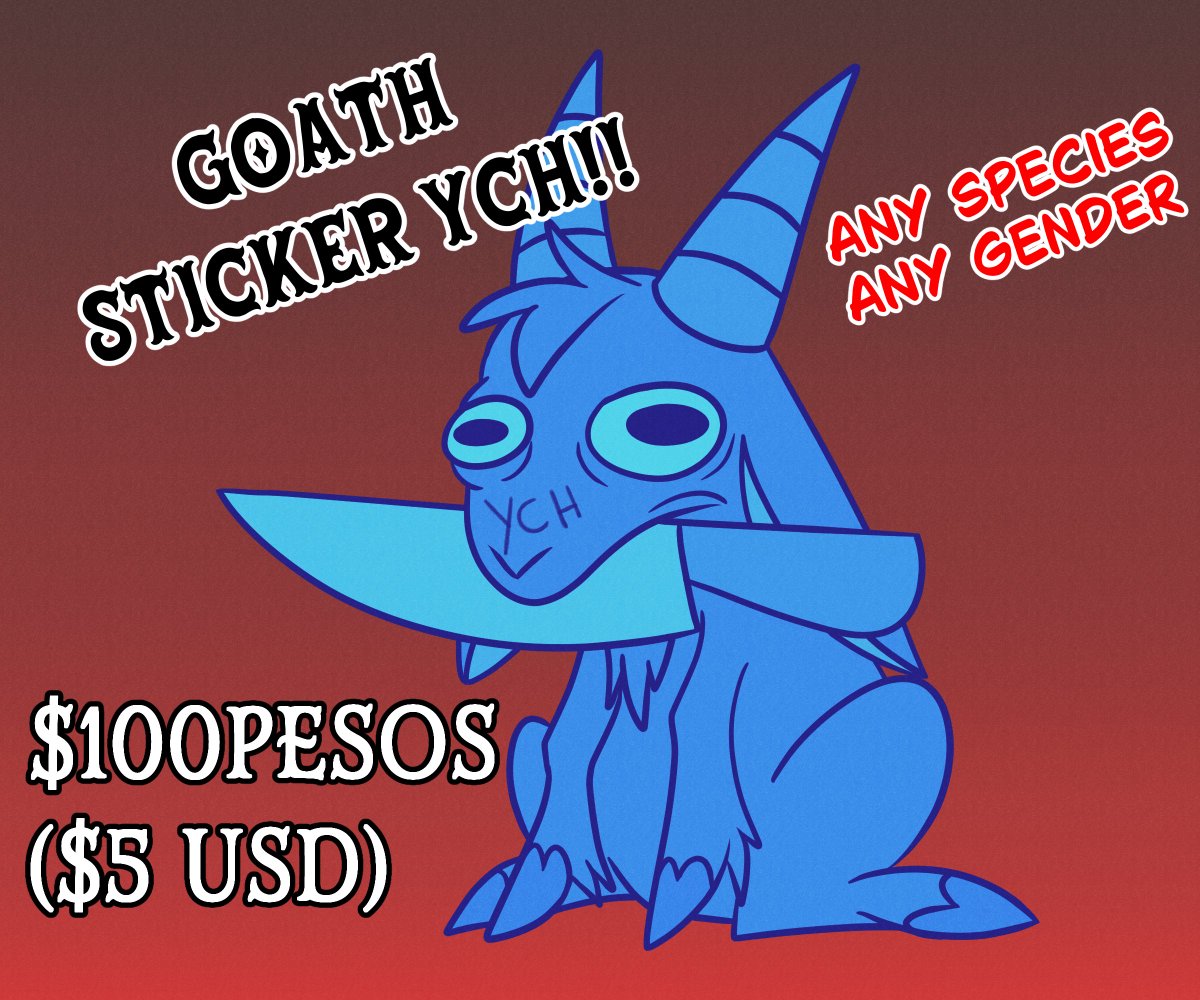 YuukiArtColor's tweet photo. goat goat!!! who wants a Goat?!
#YCH #YCHOPEN #comissionsopen #opencomssion https://t.co/vbiNJvCv8n