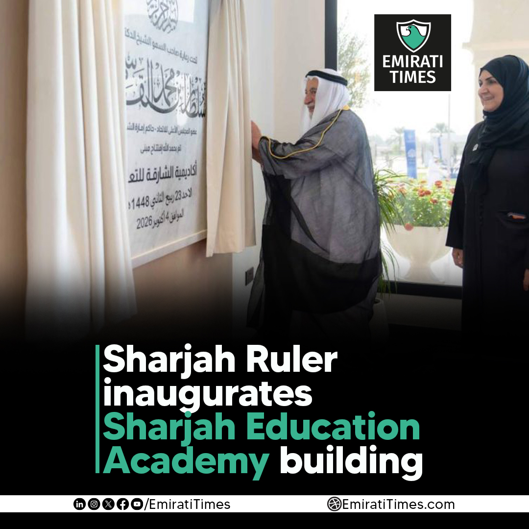 EmiratiTimes's tweet photo. Sharjah Ruler inaugurates Sharjah Education Academy building
https://t.co/NmeXDK1XIo
#Sharjah #SharjahRuler #SheikhSultan #SharjahEducationAcademy #SEA #EmiratiTimes #UAEEducation #UniversityCity #EducationInnovation @HHShkDrSultan https://t.co/7h0ghNdPFZ
