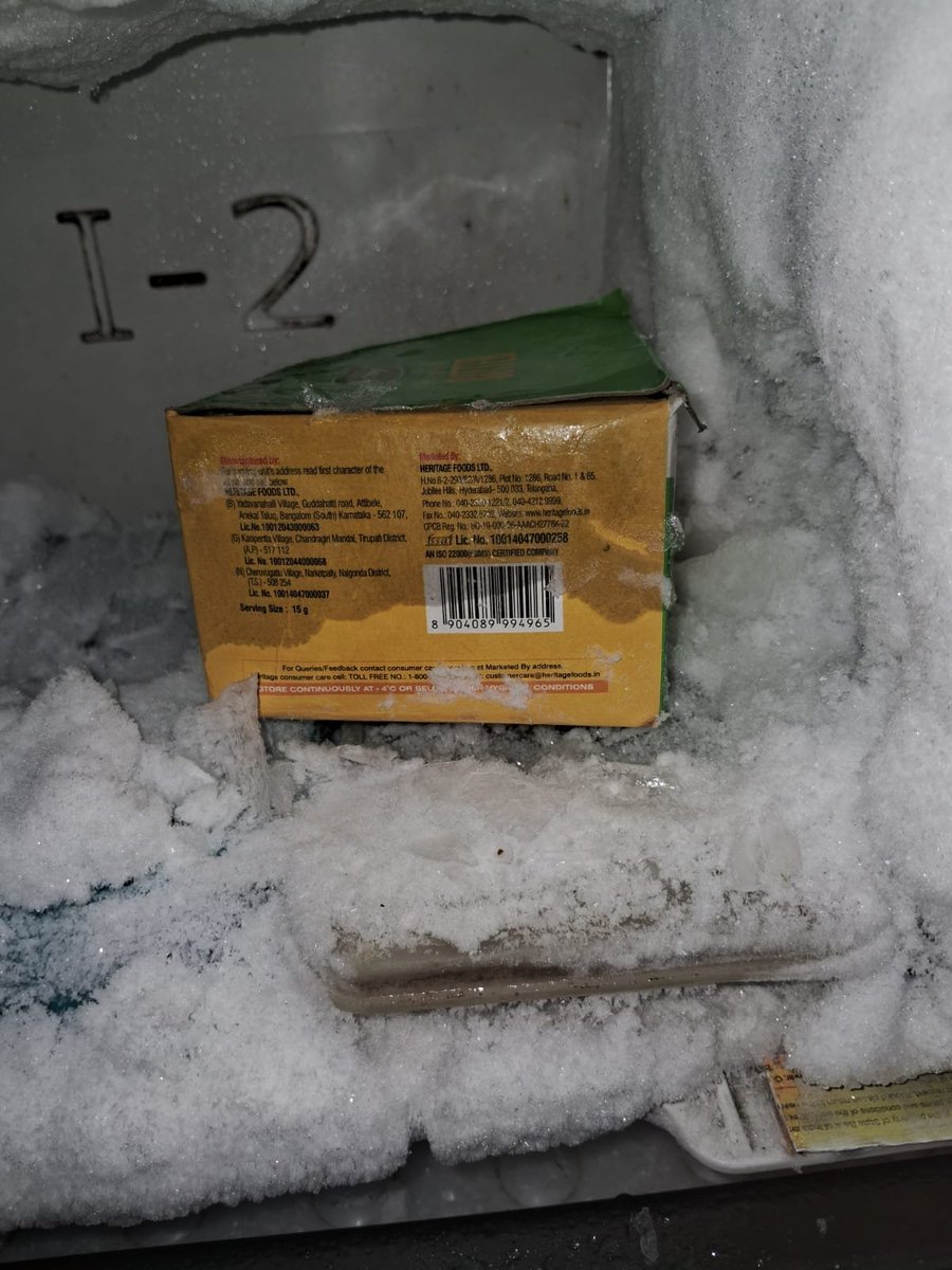 anonymous402's tweet photo. #HeritageFoods Order ID
JM6AB9F6E601BBC63F1E
Shipment ID
JM6AB9F6E601BBC63F1E-01
Order Date
28 Sep, 2026
Payment details
MRP Total
₹295
Cod
₹274
Delivery fee
Free ₹30
Total
₹274. The butter delivered is stale Foul smelling and almost one year old. Pl replace it else refund. https://t.co/iJqnrCLenC