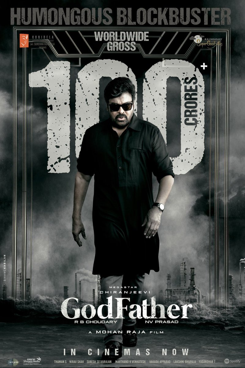 SuryaKonidela's tweet photo. Ott lo telugu lo una Bomma ni remake chesi  mali collections 🙏🏻🙏🏻🔥🔥🔥🔥🔥

#4YearsForGodfather
 @KChiruTweets🌟
#MegaStarChiranjeevi❤️ https://t.co/2Q0FbEi214