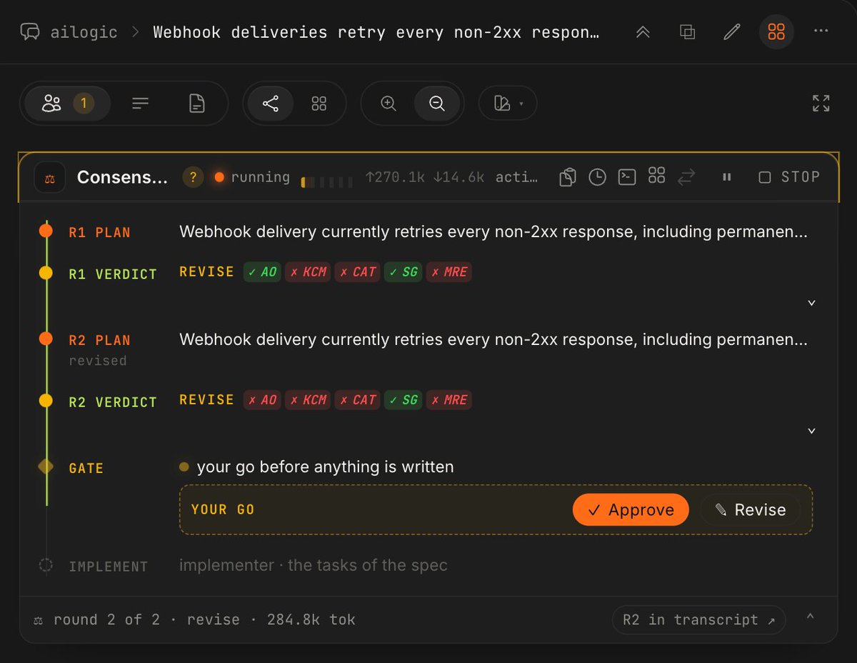 llmotionscom's tweet photo. Consesus mode in sidebar of NCode dekstop harness https://t.co/6fa0OhdTq8 https://t.co/D8RnPozYq5