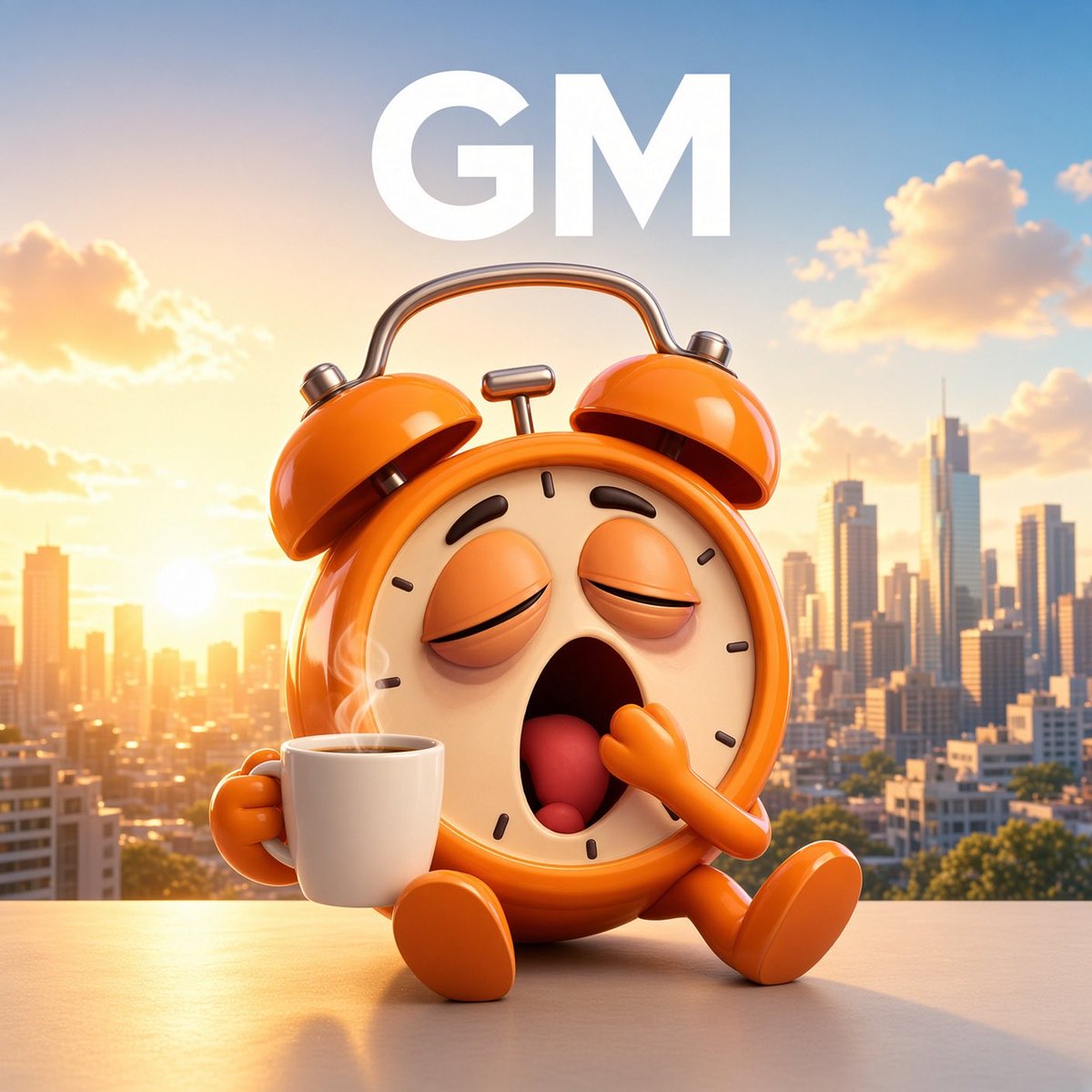 5minalarm's tweet photo. GM🧡 https://t.co/E3rngnP7VX