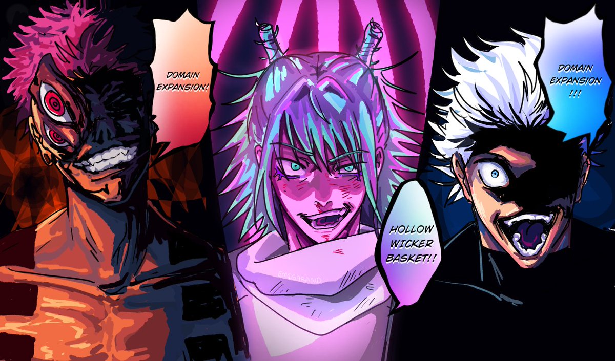 Veala2909_ReAl's tweet photo. This is so dumb😔 #jjk #threewaydomain #Sukuna #Kashimo #Gojo https://t.co/AC298xVlr0