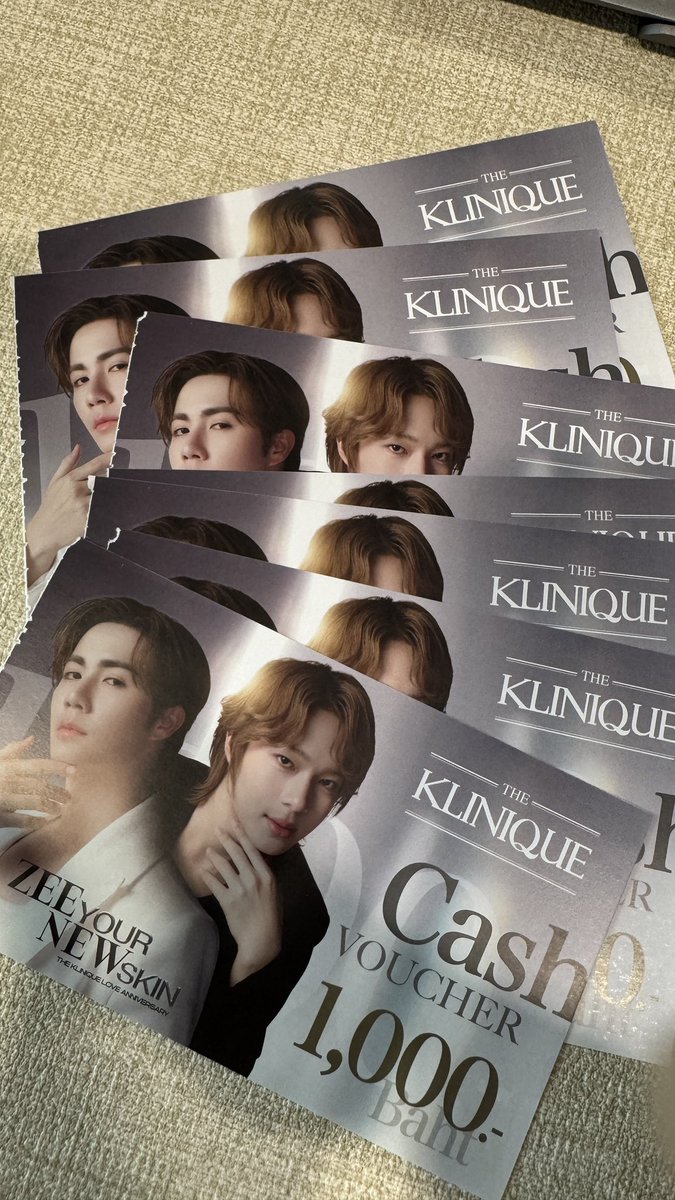 sugarrayforsale's tweet photo. WTS

Voucher The Klinique
หมดอายุ 31 ธค 2026
ซื้อคอร์สแล้วมีอายุอีก 1 ปี
ครั้งนึงใช้กี่ใบก็ได้ ได้ทุกคอร์ส ทุกสาขา

1000 มี 7 ใบ = 7000
ขายเหมา ลด 30% = 4900
แยกใบลด 25% 

ตจว EMS 50
กทม Grab / นัดรับ BTS ตลาดพลูได้

#THEKLINIQUESkinIconic 
#THEKLINIQUE
#THEKLINIQUEXZeeNuNew https://t.co/kmNUIBSa6O