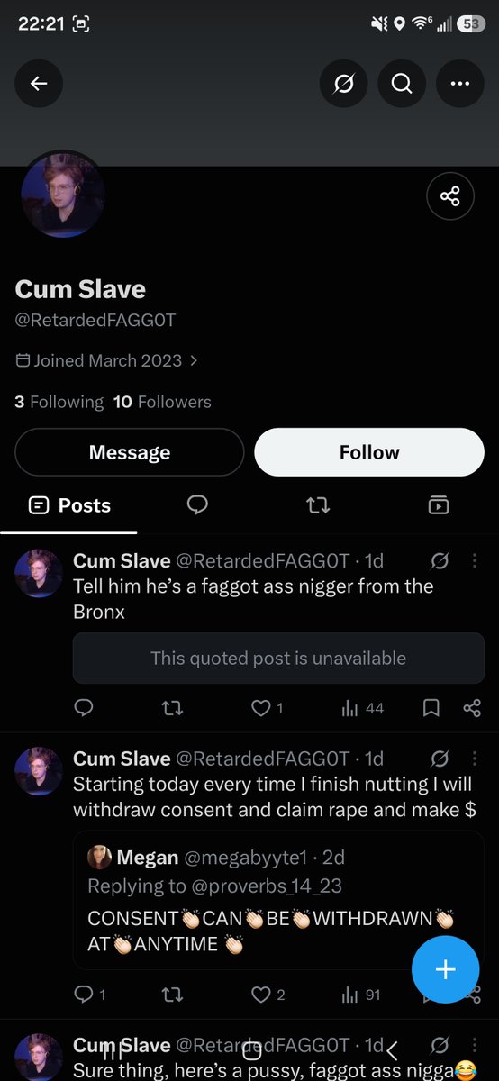 just_trolling2's tweet photo. @x @elonmusk How is this racist account not banned yet? 

@RetardedFAGG0T https://t.co/mysvDCpfoR