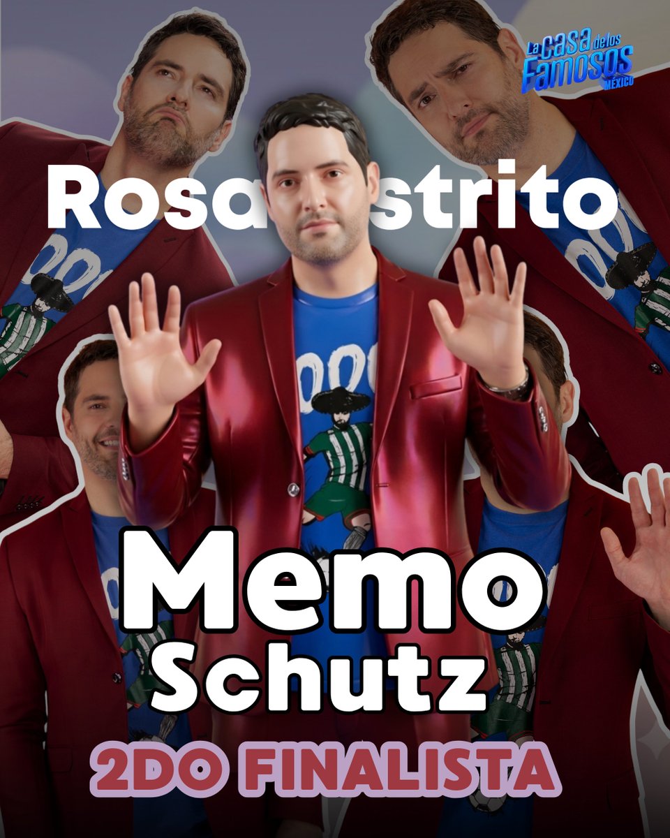 kikemth's tweet photo. Tras 71 días de competencia, Memo Schutz se convirtió en el segundo lugar de la cuarta temporada de La Casa de los Famosos México.

¿Estás de acuerdo con la decisión?

¿Qué lugar le hubieras dado tú?

#RosaDistrito #LaCasaDeLosFamososMexico #Televisa #LCDLFM #MemoSchutz https://t.co/F9FO3PC6cv
