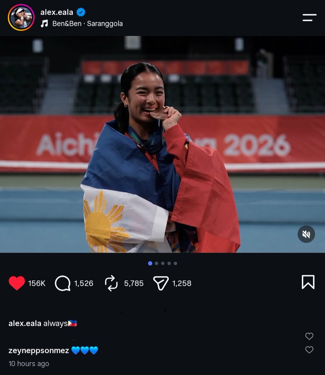 srslythisisleah's tweet photo. So happy to see that my faves have liked this picture of Alex Eala too (Marta Kostyuk, Zeynep Sonmez, Coco Gauff, Des Krawczyk, and Iva Jovic!!!!) 🩷🇵🇭 https://t.co/iWtAfoQkwC