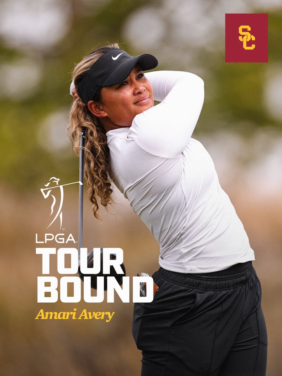 USCWomensGolf's tweet photo. Welcome to the LPGA Tour! ✌️

Congratulations to Amari Avery for earning her tour card! https://t.co/pnORc7UVJ7