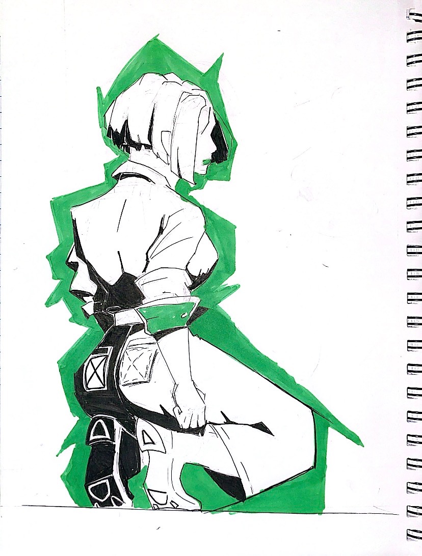 DaveLindo4's tweet photo. Cactus #inktober2026 https://t.co/h56AJbrhBQ